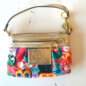 Small Coach purse, poppy collection